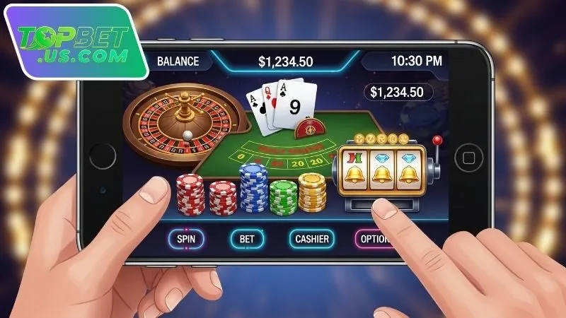 Casino Topbet - Trải nghiệm sòng bài trực tuyến đỉnh cao 1 Các trò chơi phổ biến tại casino Topbet