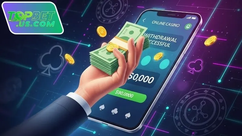 Nạp Rút Topbet Bao Lâu? Thời Gian Và Quy trình Nhanh Chóng 2 Phương thức rút tiền phổ biến tại TopBet